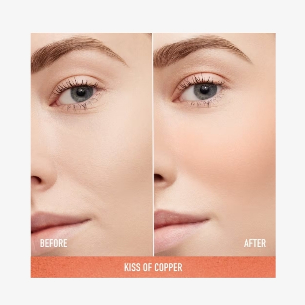 BARE MINERALS Kiss Of Copper Complection Rescue Creme Blush + Bronzer NEW - Picture 3 of 6